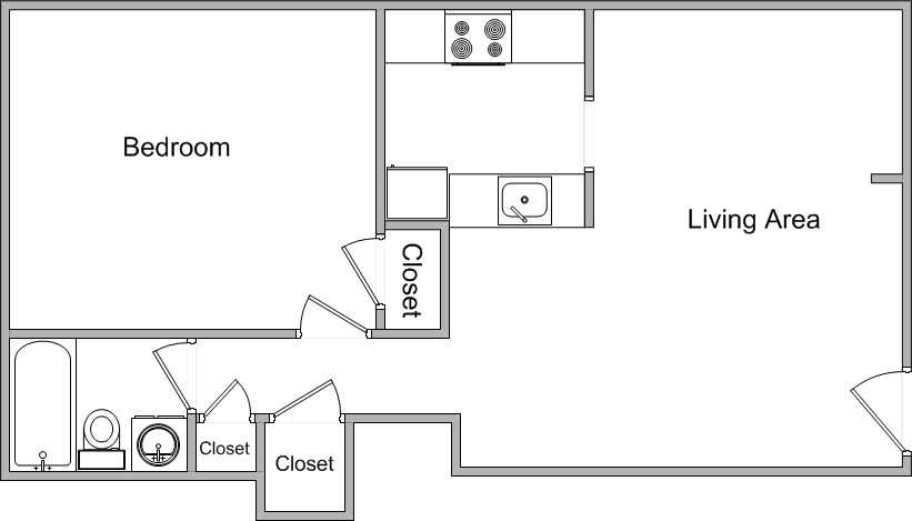 One Bedroom Large One Bedroom Large